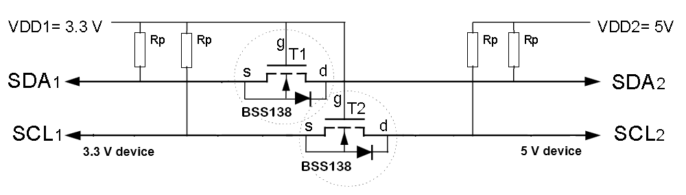 i2c voltage translator